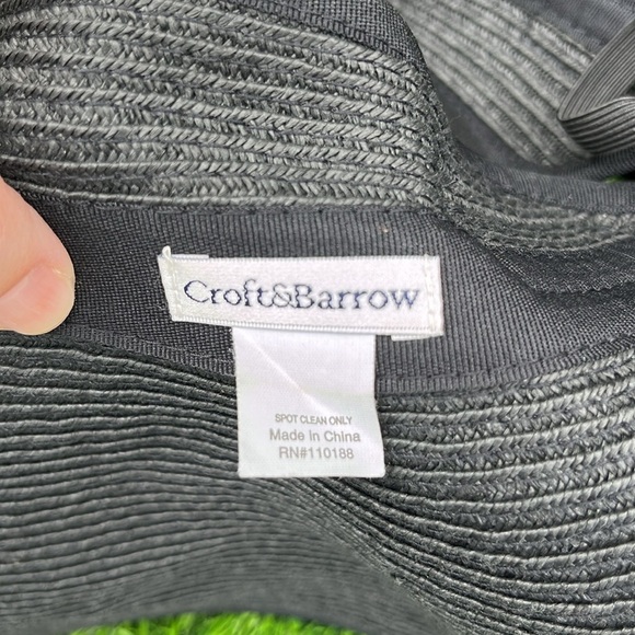 CROFT& BARROW Roll Up Wide Brim Visor - Picture 5 of 7